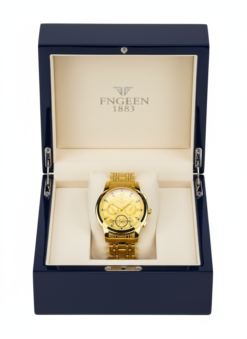 FNGEEN PREMIUM WATCH WITH BOX AND STRAP ADJUSTER
