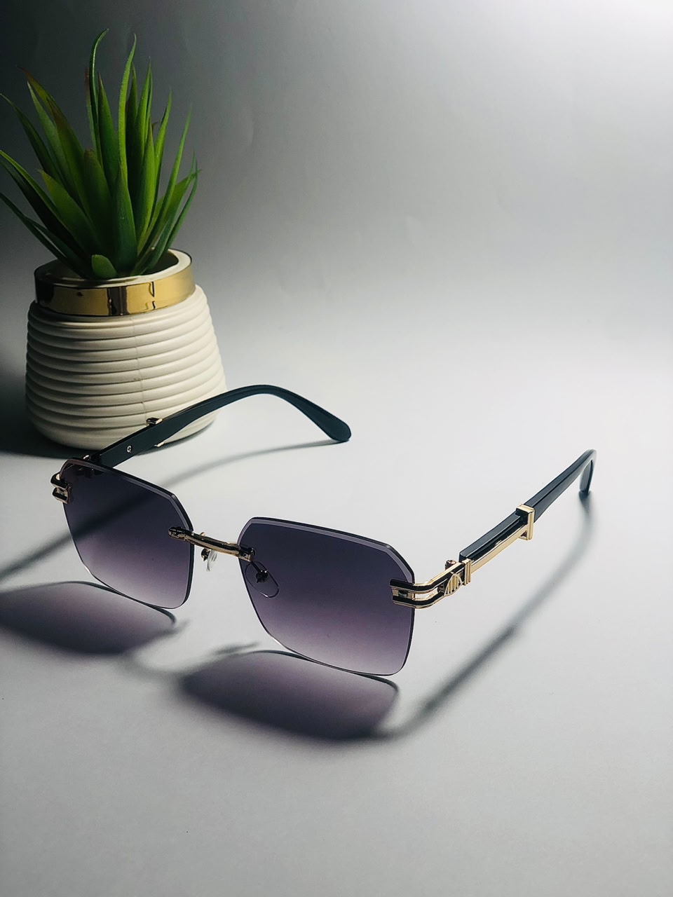 CLASSIC RIMELESS GLASSES
